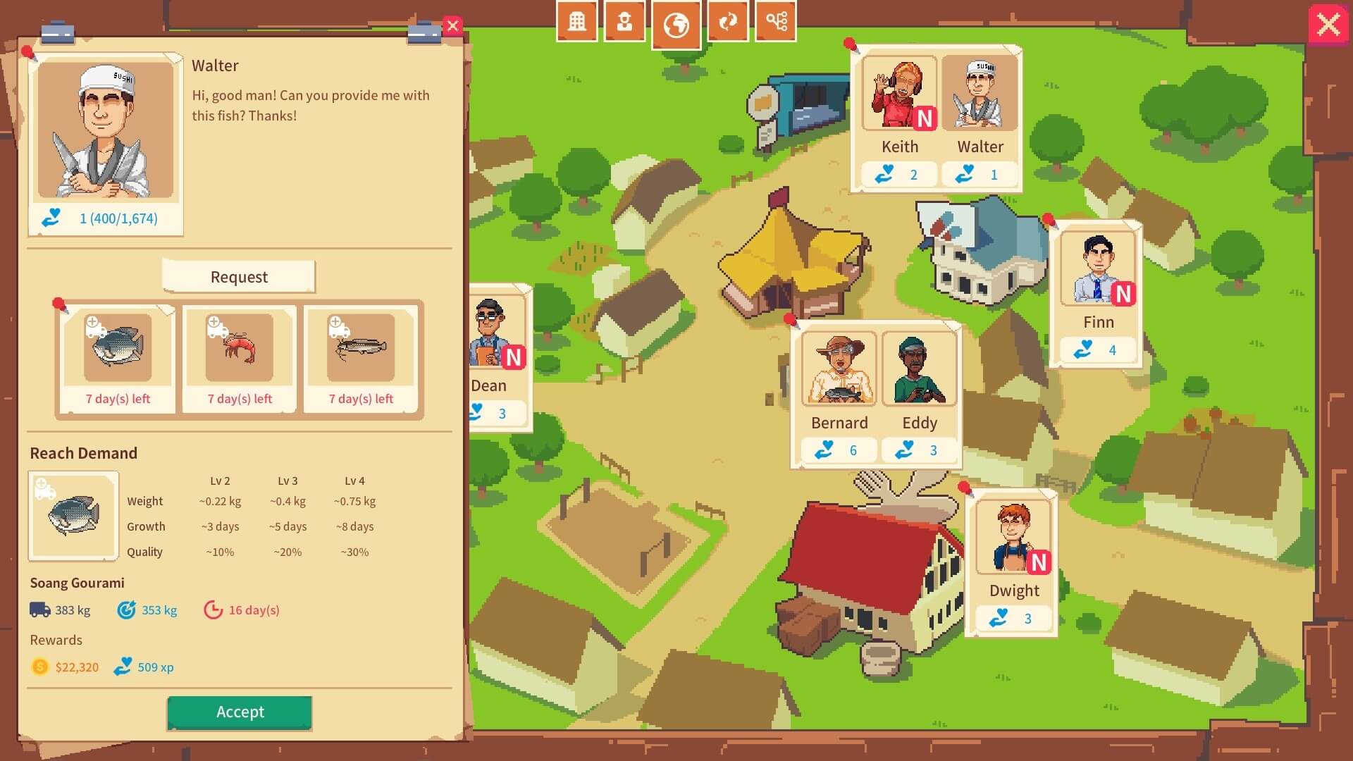 aquaculture land game lokal indonesia character