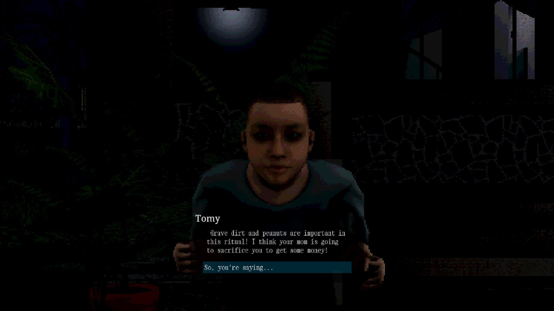 the lingering graveyard visit game lokal indonesia Tomy Eki berdialog dengan Tomy