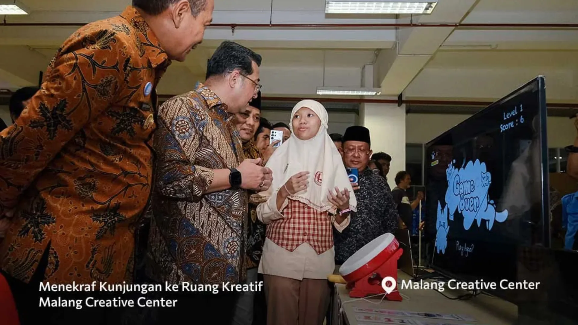 bukan cuma main misha bocil sd ini juga bisa bikin game berkualitas yang dilirik menteri dan utusan presiden ri